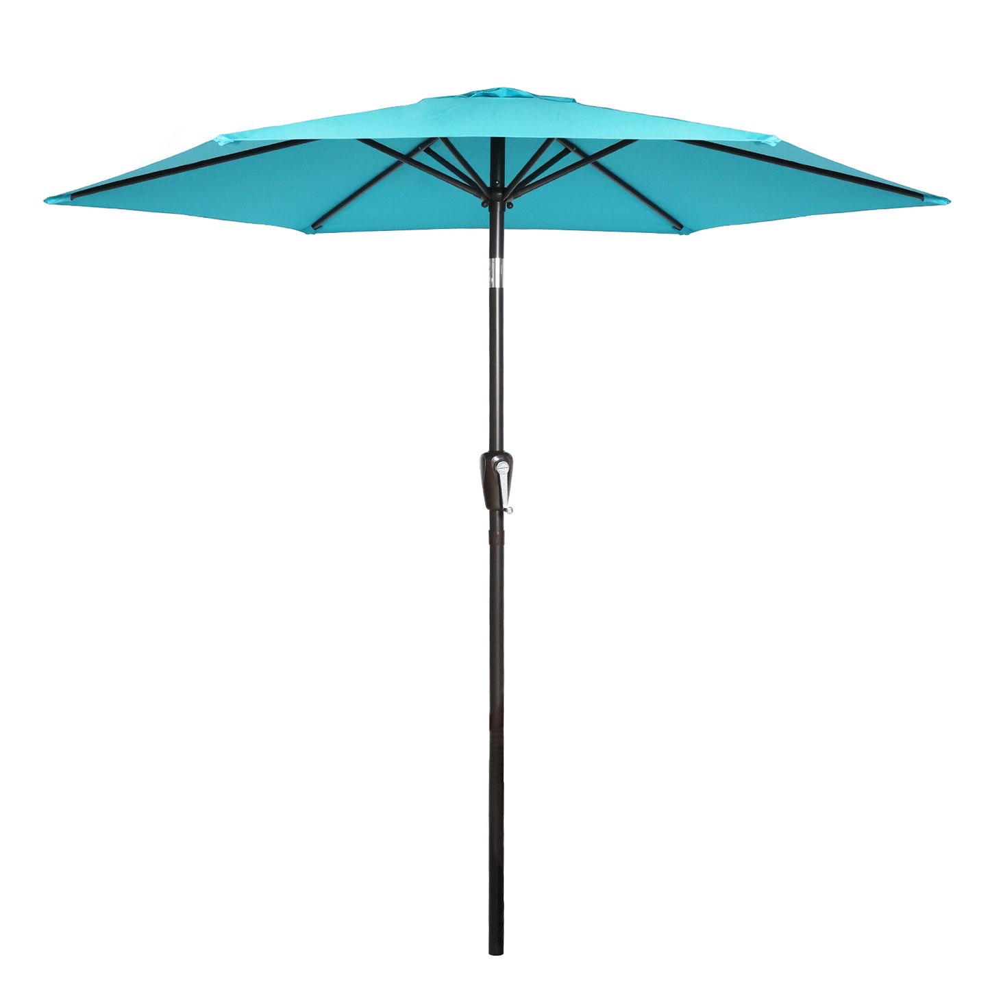7.5ft Patio Umbrella Outdoor Table Market Umbrella with Push Button Tilt and Crank