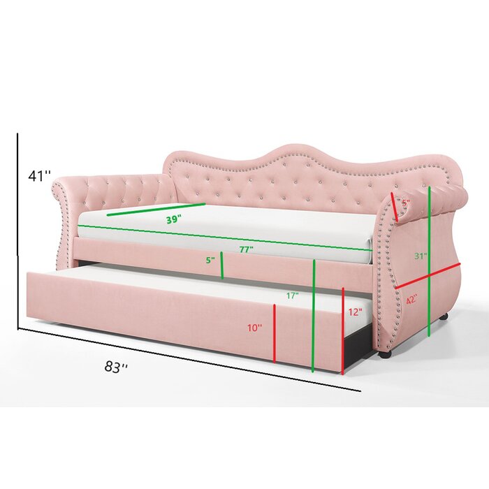 Abby Daybed Pink