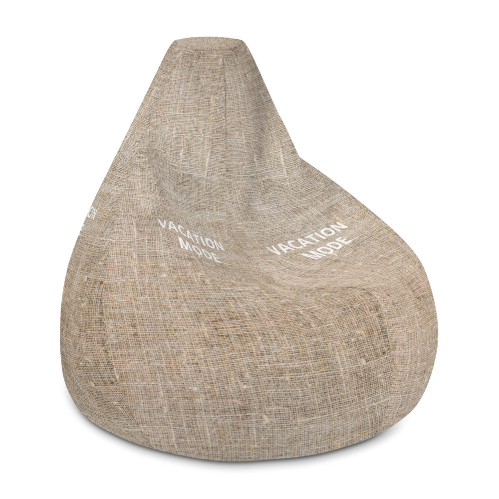 VACATION MODE  LINEN STYLE Bean Bag Chair Cover