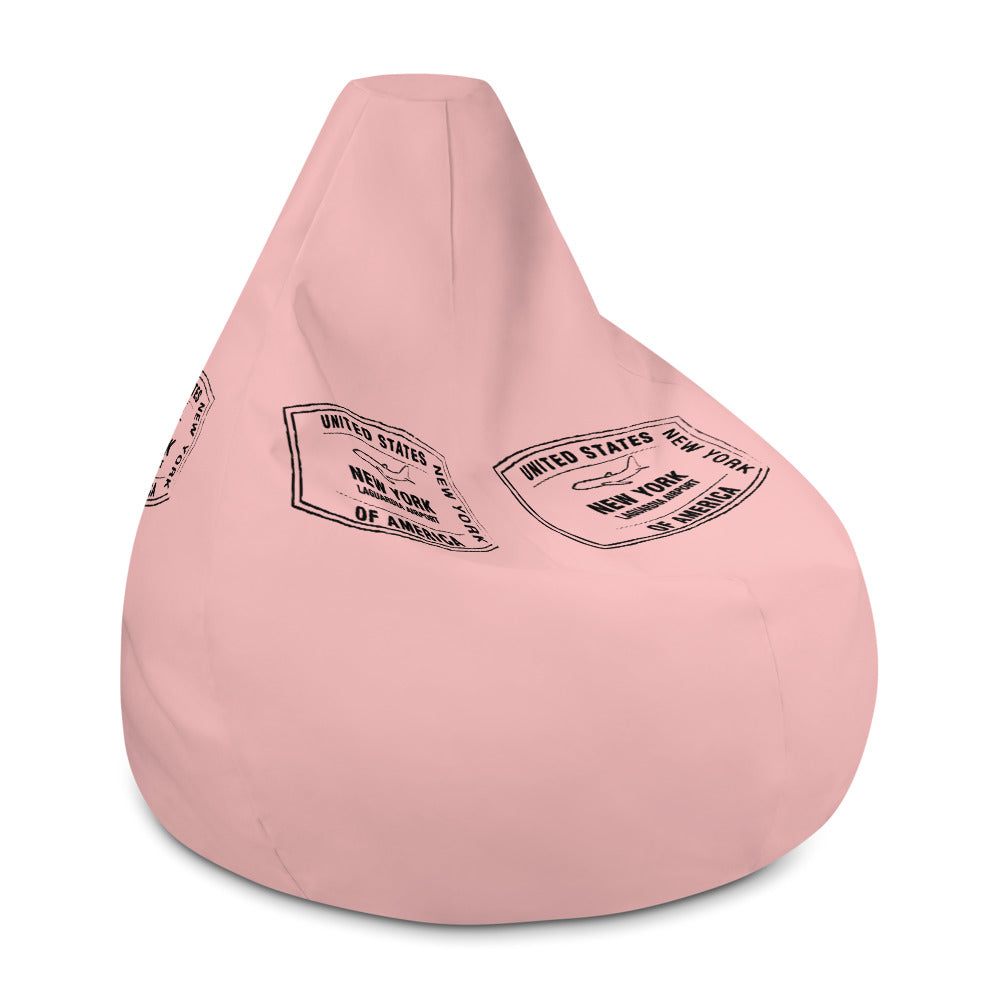 NEW YORK PINK PASSPORT Bean Bag Chair Cover