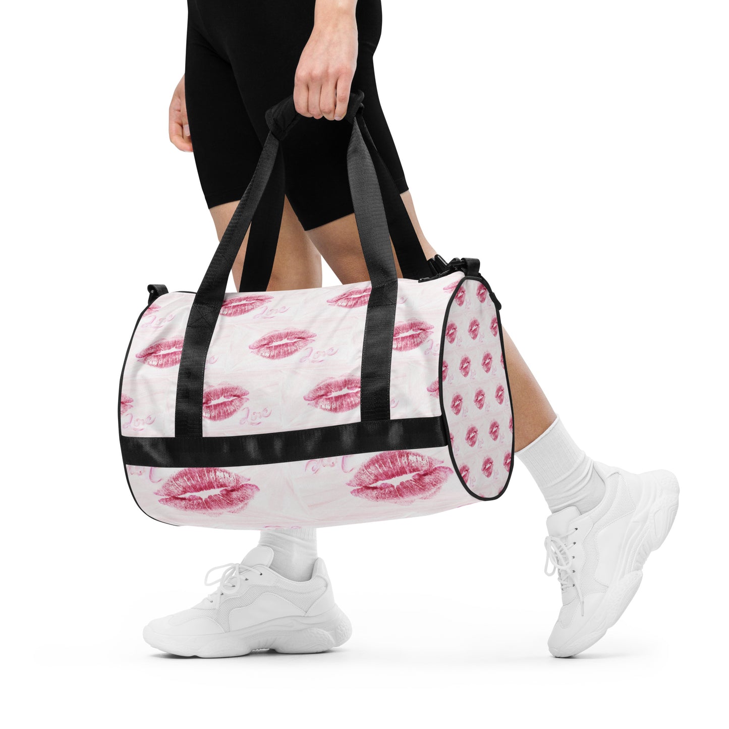 LIPS OF LOVE All-over print gym bag