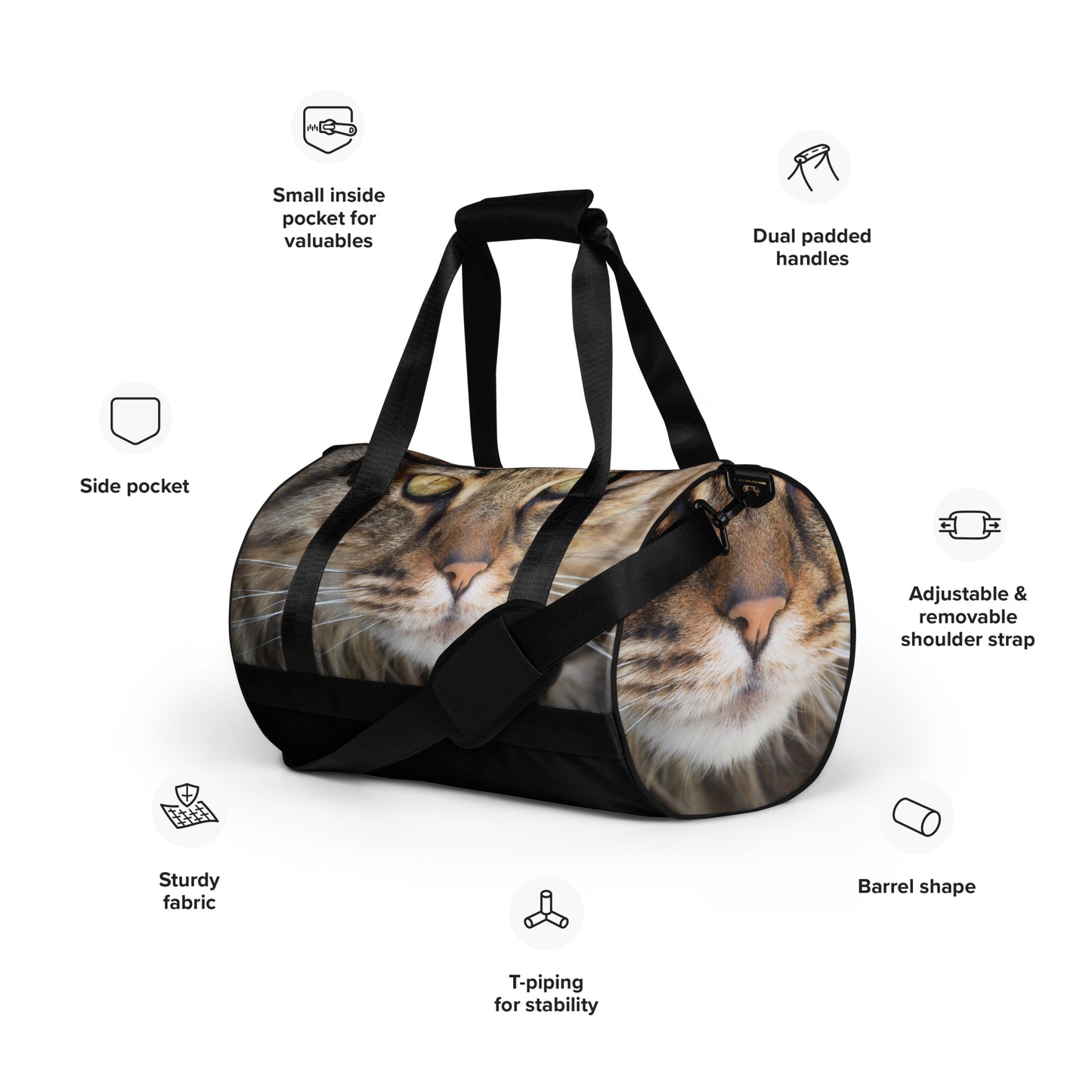 CAT -PROPERTY OF A SPOILED CAT TRAVEL bag