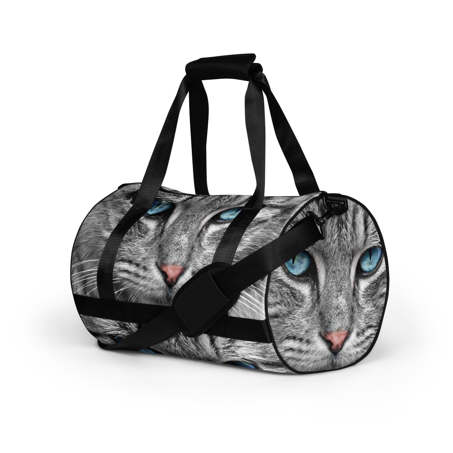GREY CAT TRAVEL OR gym bag