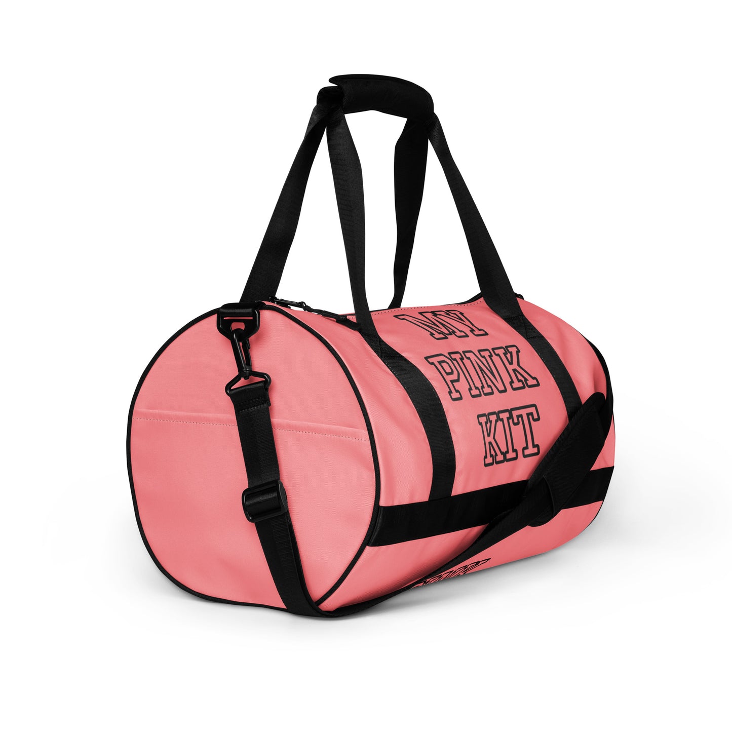 PINK KIT-------- PINK IS POWER-----All-over print gym bag