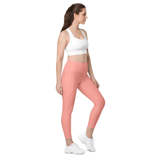 GYMTOK BOUTIQUE CORAL Leggings with pockets
