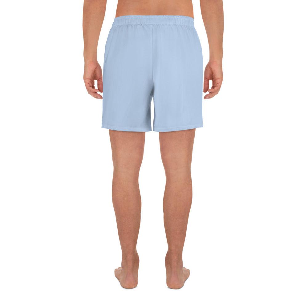 GYMTOK MEN BOUTIQUE- POWDER BLUE Men's Athletic Long Shorts