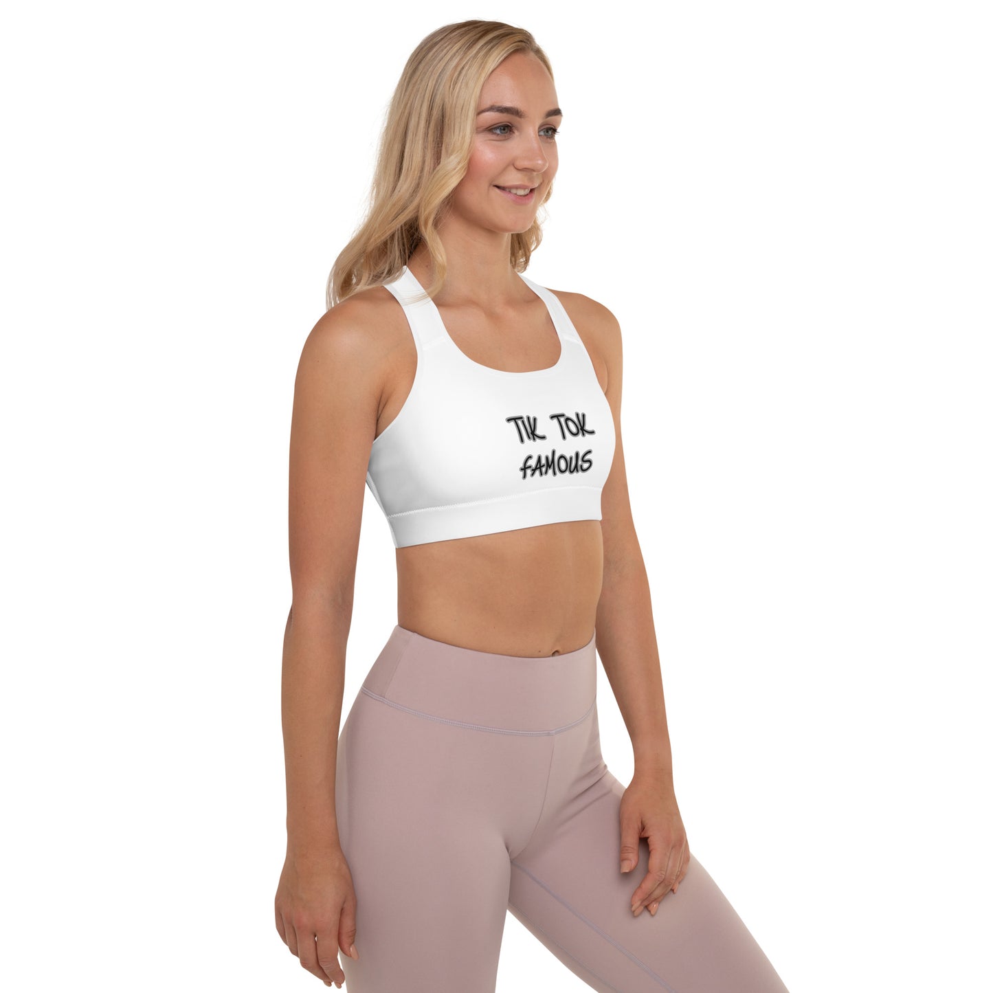 TIK TOK FAMOUS Padded Sports Bra- PLEASE PAY ATTENTION TO MEASUREMENTS