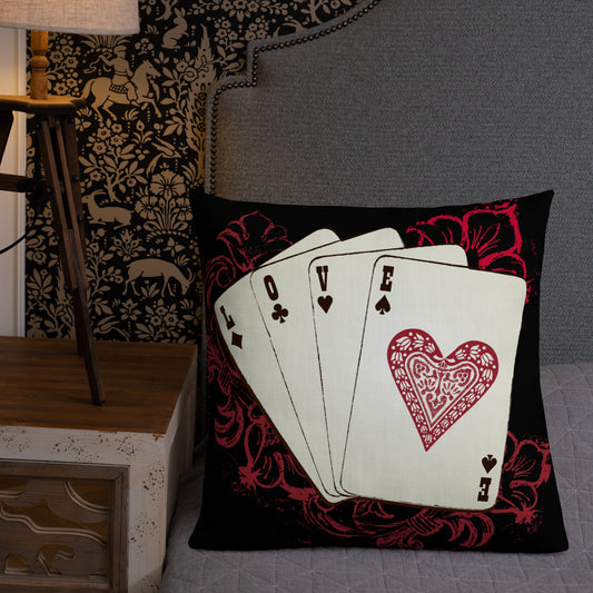 WHAT HAPPENS IN VEGAS Premium Pillow