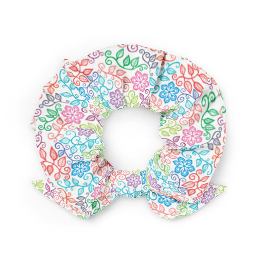 BRIGHT COLORS  PATTERN Scrunchie