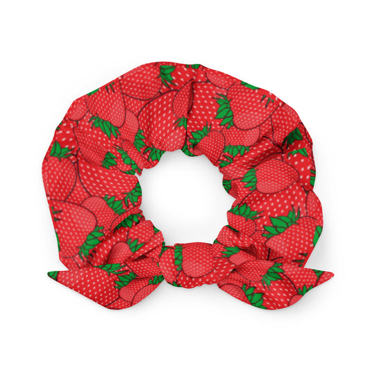 STRAWBERRY RED Scrunchie
