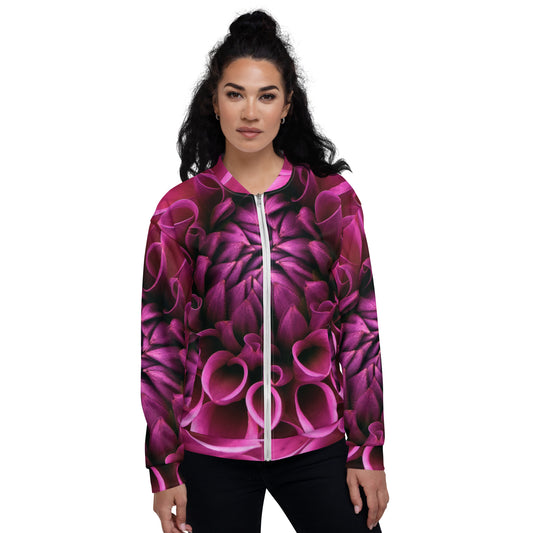 FLOWER BOUTIQUE- DELIAH PINK THEME Bomber Jacket