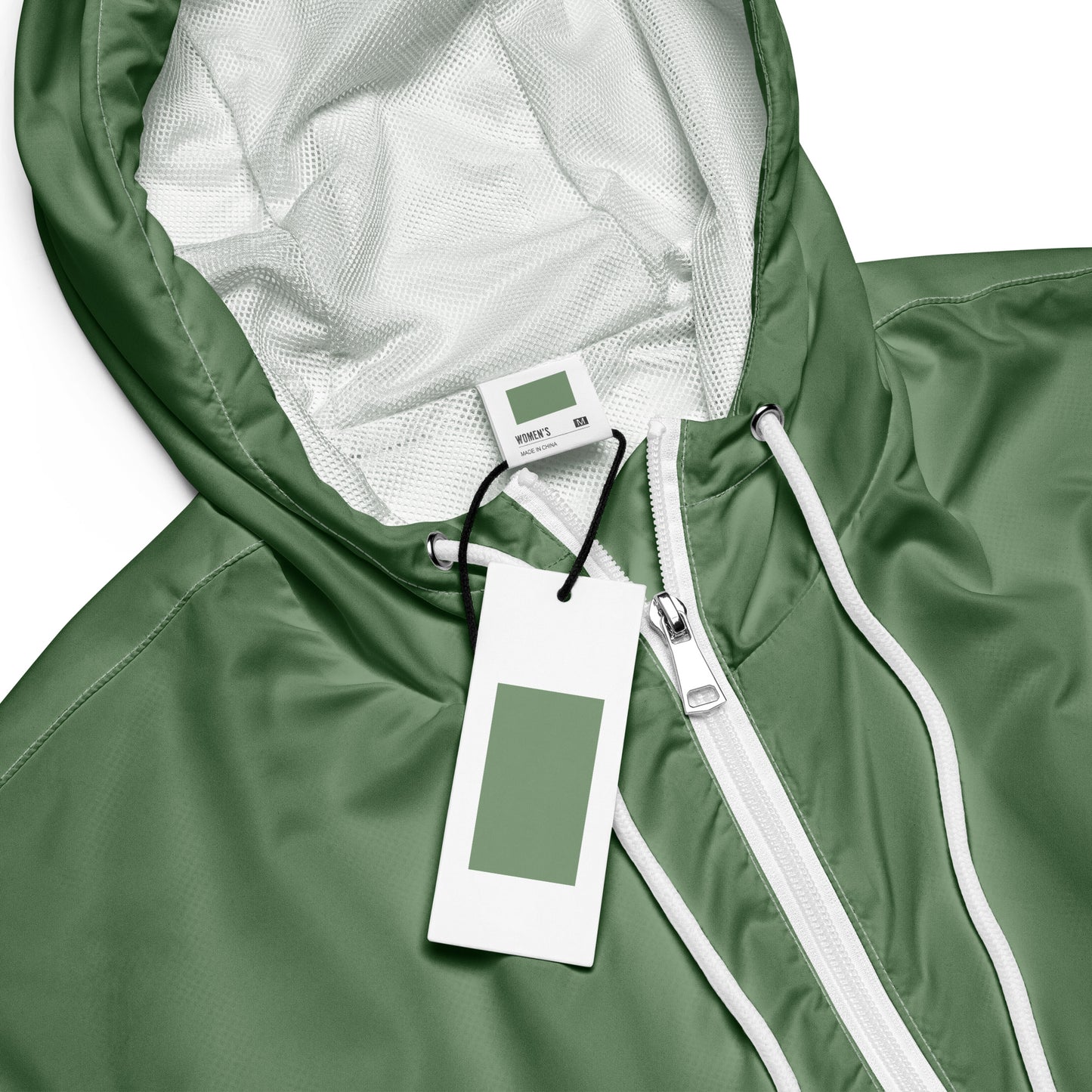 BOSS ---MILITARY GREEN -Women’s cropped windbreaker