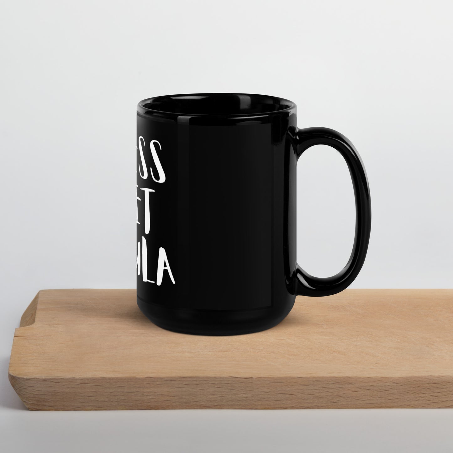AGELESS SECRET FORMULA Black Glossy Mug