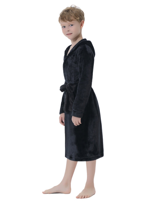 Children'S Solid Color Flannel Nightgown