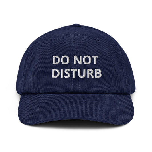 Corduroy hat