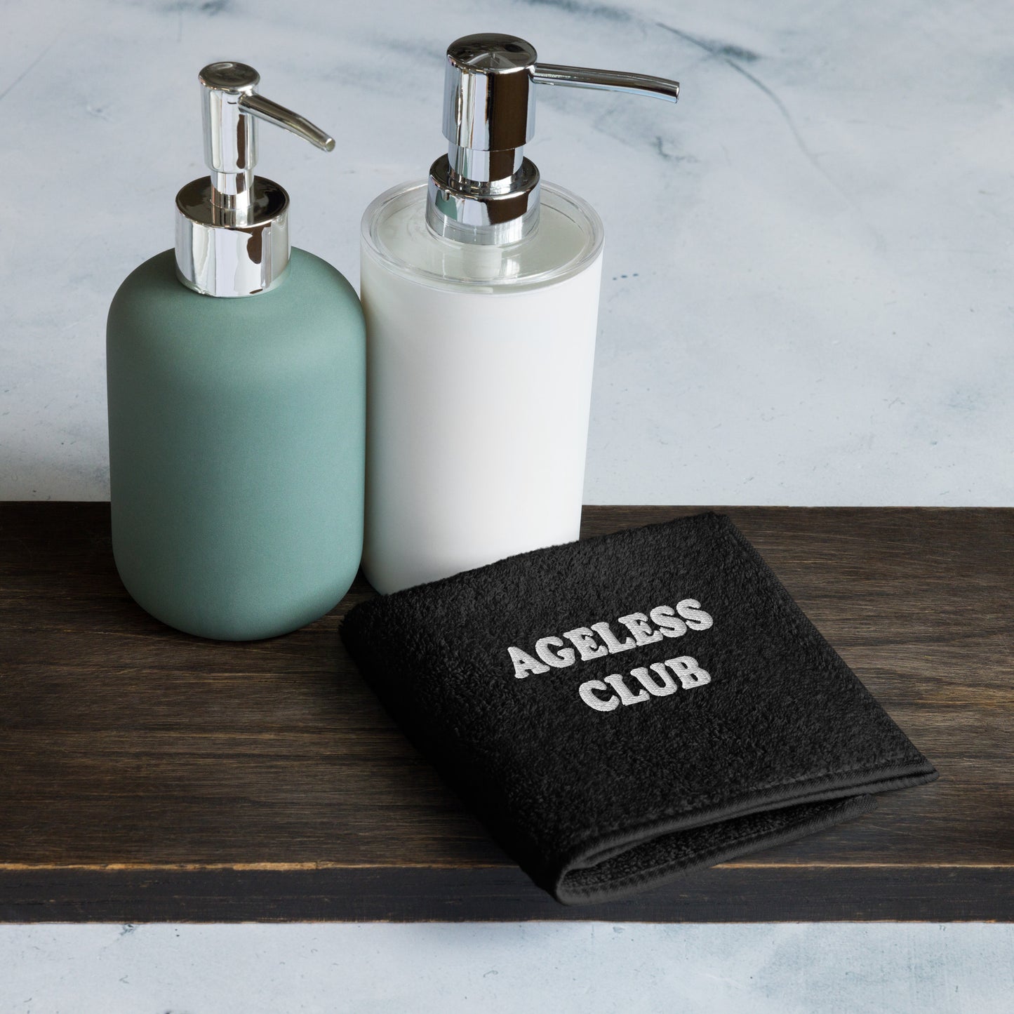 AGELESS CLUB Cotton hand towel--PICK SPECIFIC COLOUR