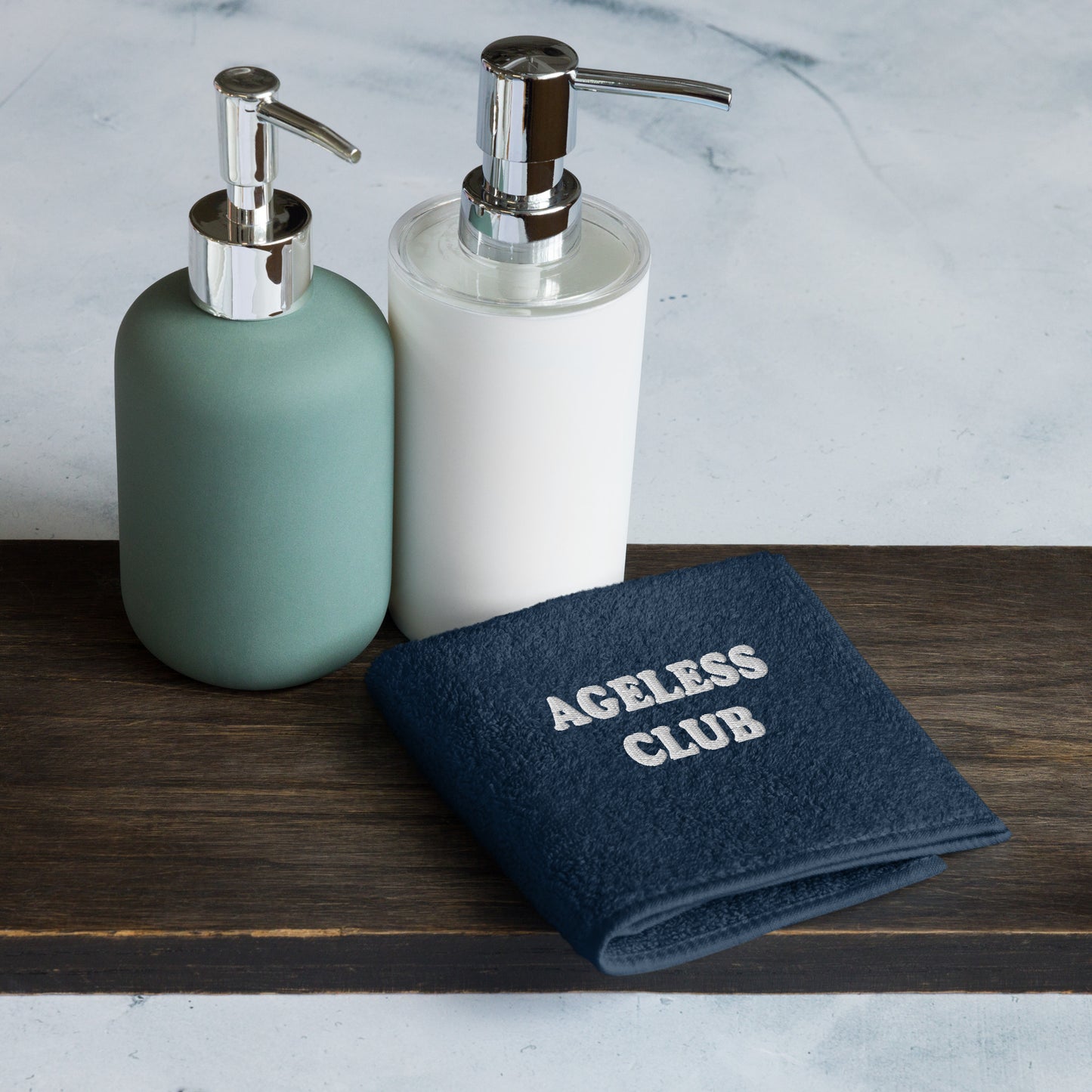 AGELESS CLUB Cotton hand towel--PICK SPECIFIC COLOUR