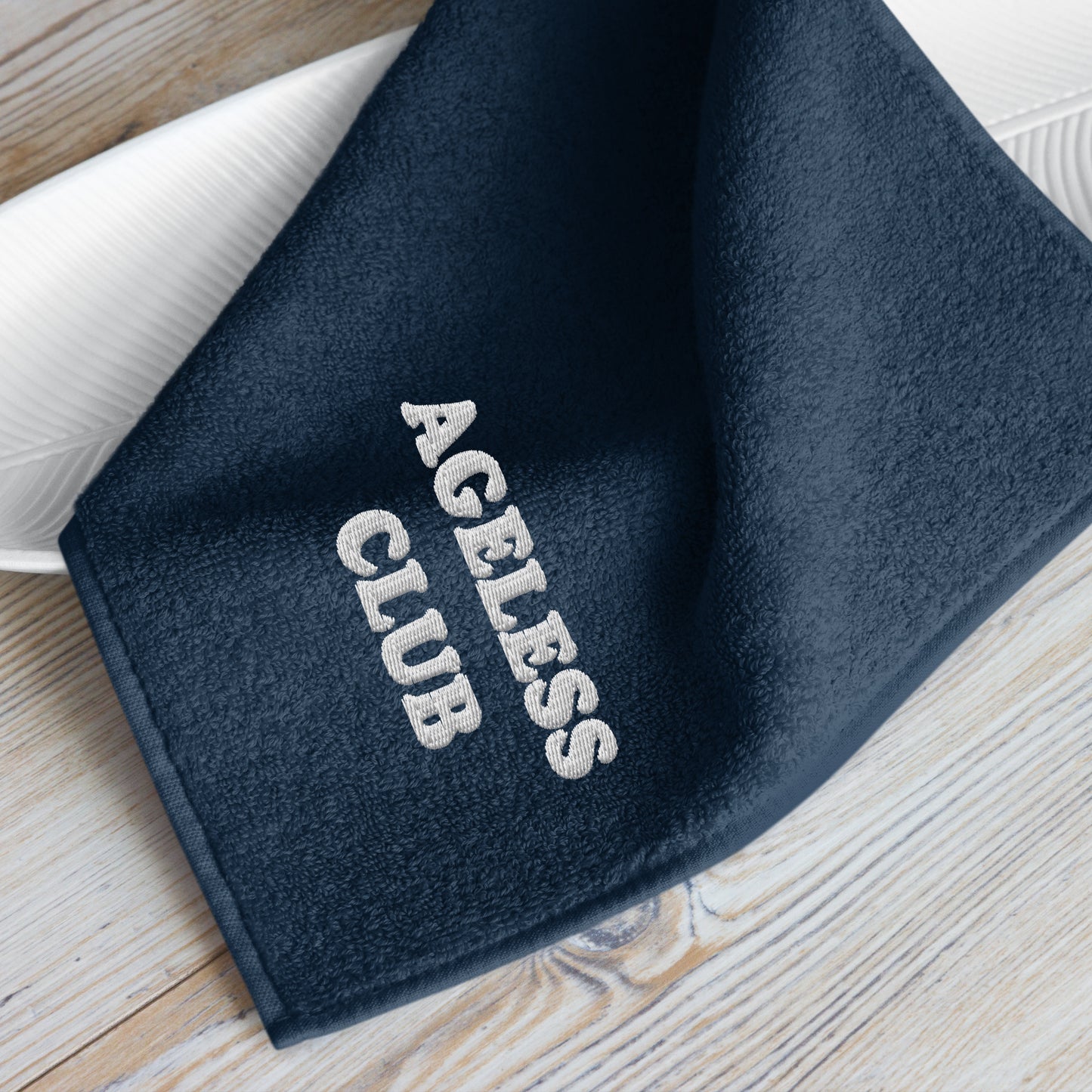AGELESS CLUB Cotton hand towel--PICK SPECIFIC COLOUR