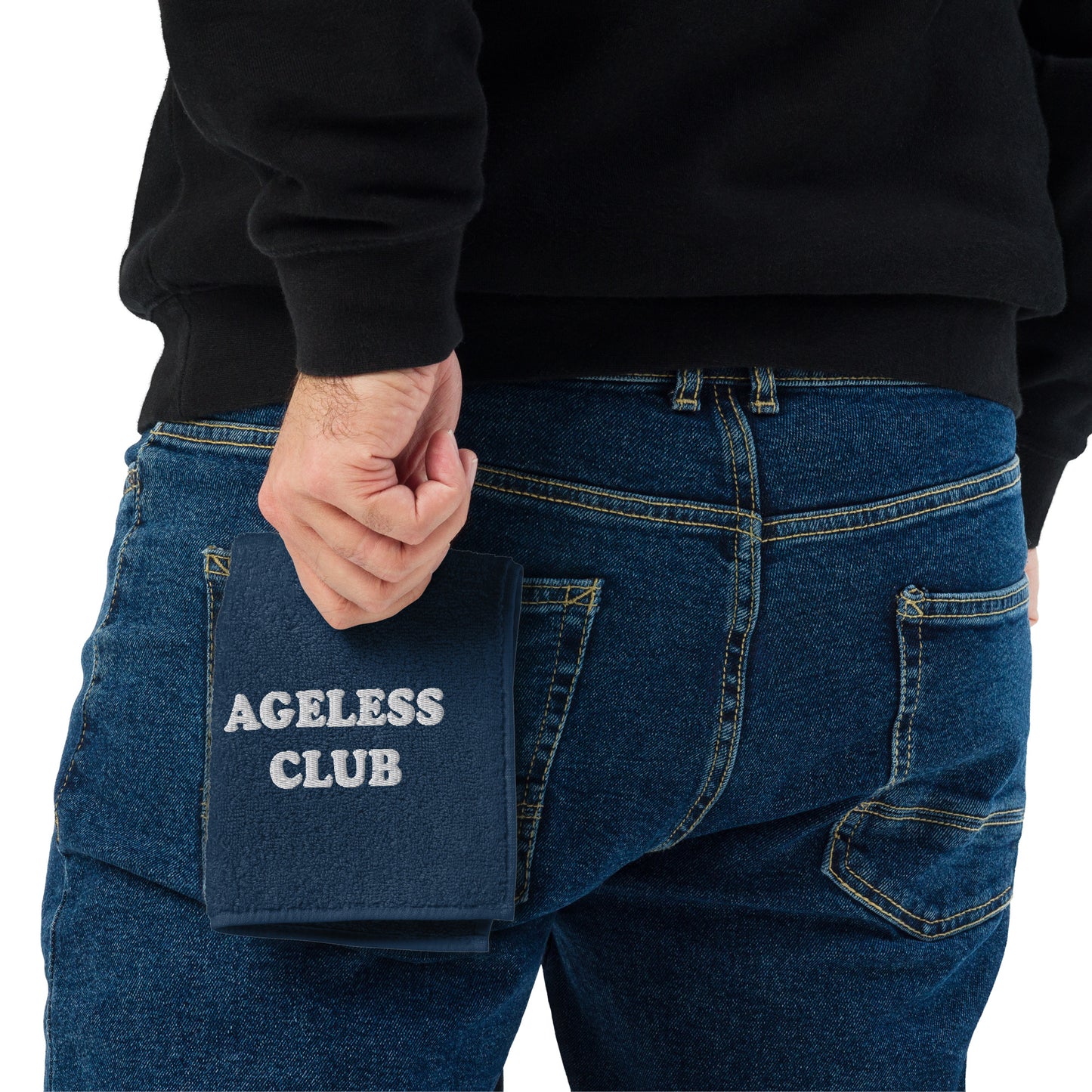 AGELESS CLUB Cotton hand towel--PICK SPECIFIC COLOUR