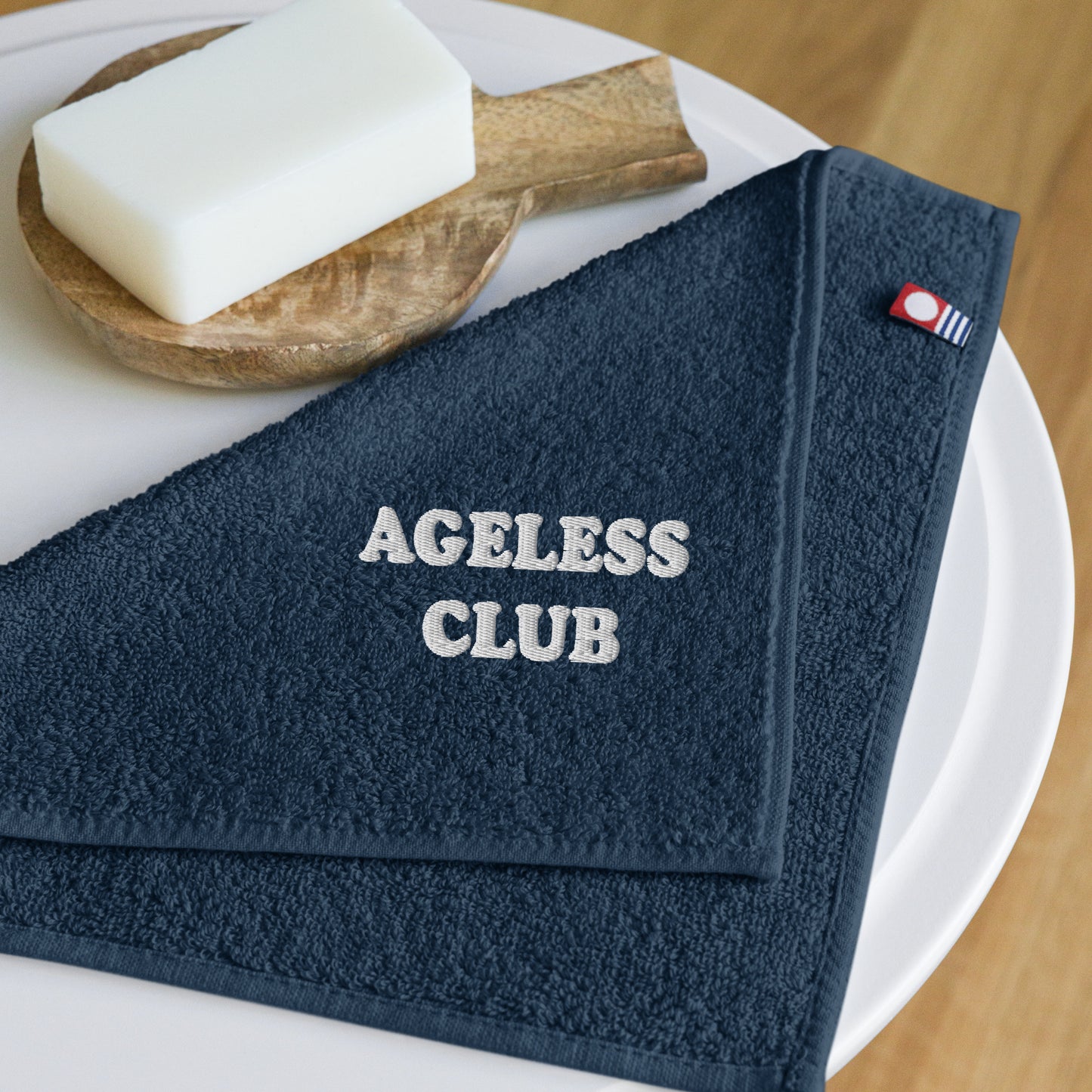 AGELESS CLUB Cotton hand towel--PICK SPECIFIC COLOUR