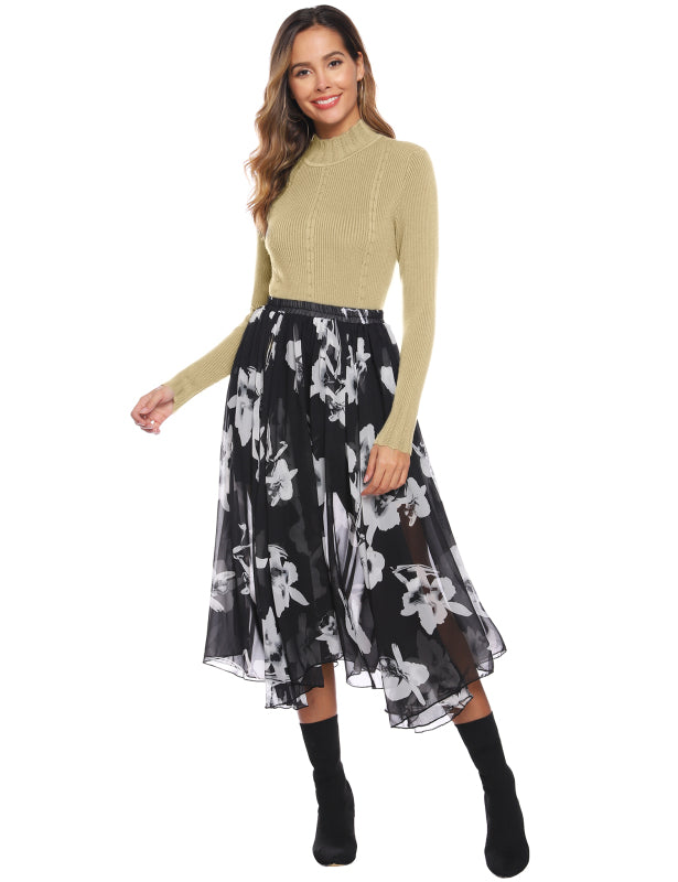 Women's Slim Fit Pullover Long Sleeve Sweater