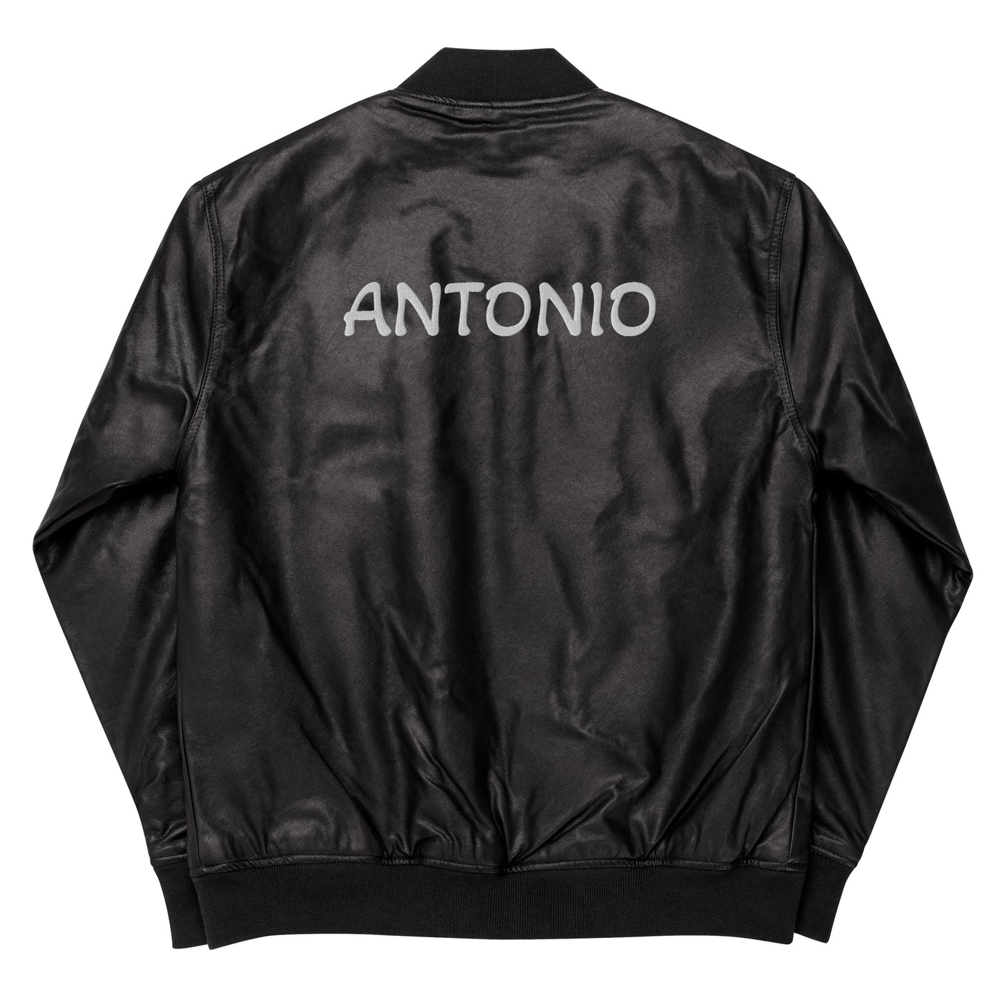ANTONIO Leather Bomber Jacket