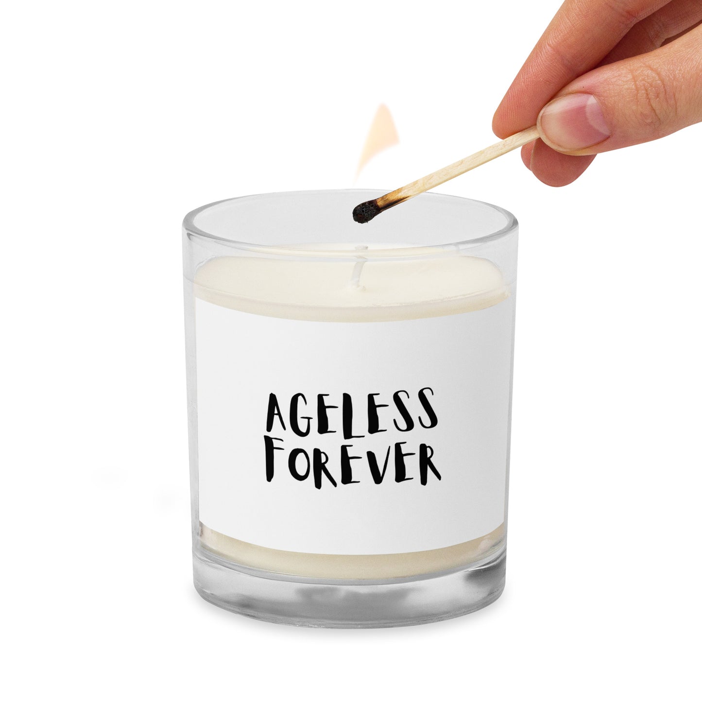 AGELESS FOREVER Glass jar soy wax candle