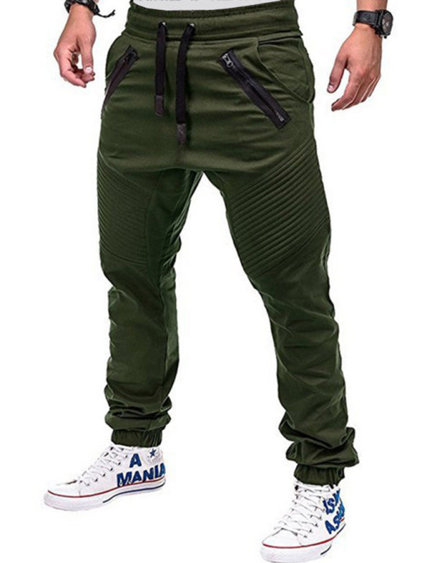 Men's Drawstring Waist Cargo Pants