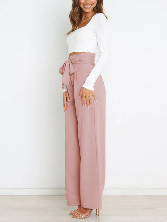 Women's Casual Loose Straight Fit Elegant Trousers