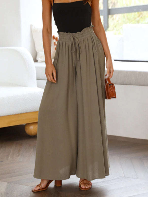 Casual wide-leg explosive style loose casual fashion trousers