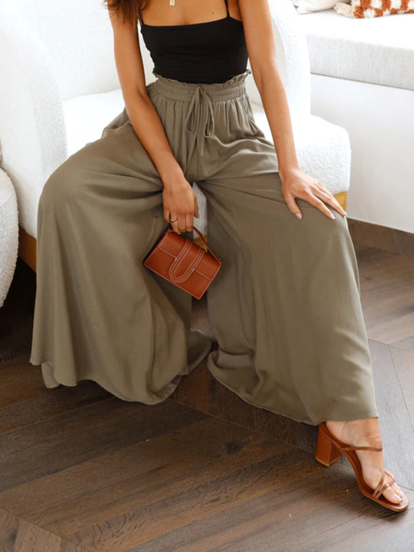 Casual wide-leg explosive style loose casual fashion trousers