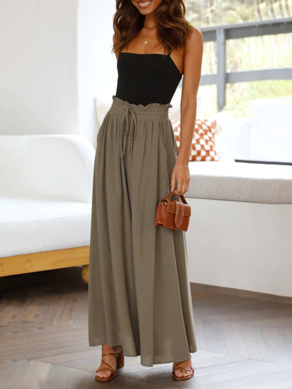Casual wide-leg explosive style loose casual fashion trousers