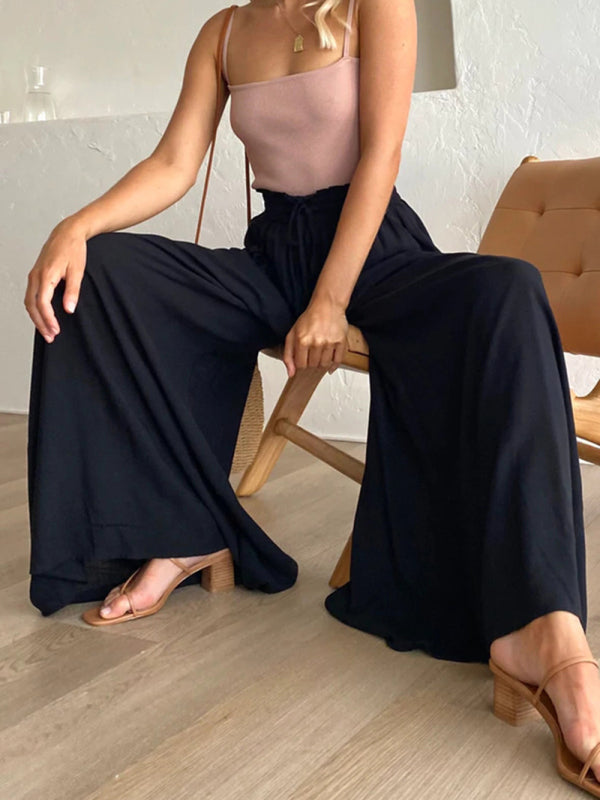 Casual wide-leg explosive style loose casual fashion trousers