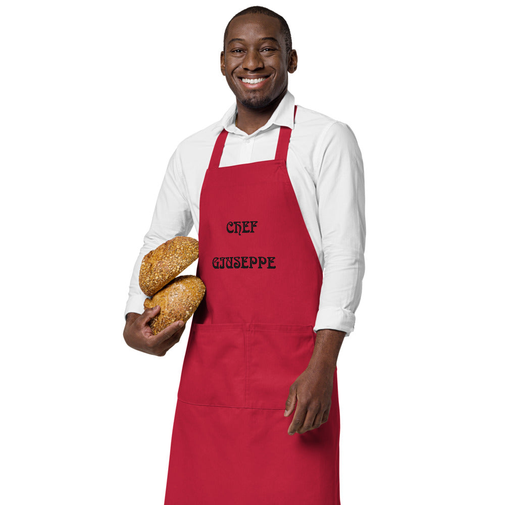 RED- CHEF GIUSEPPEOrganic cotton apron