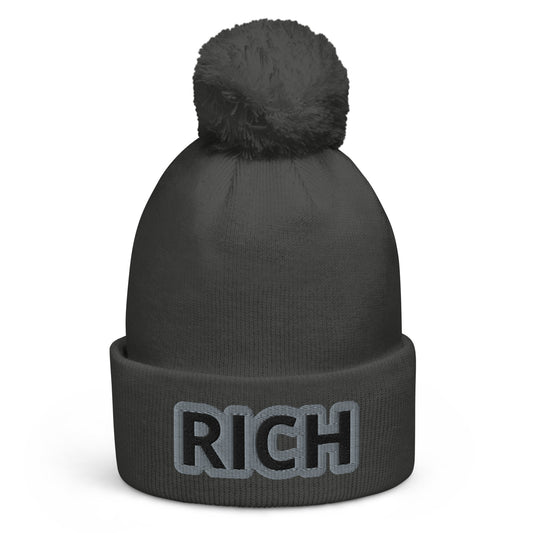 RICH Pom pom beanie