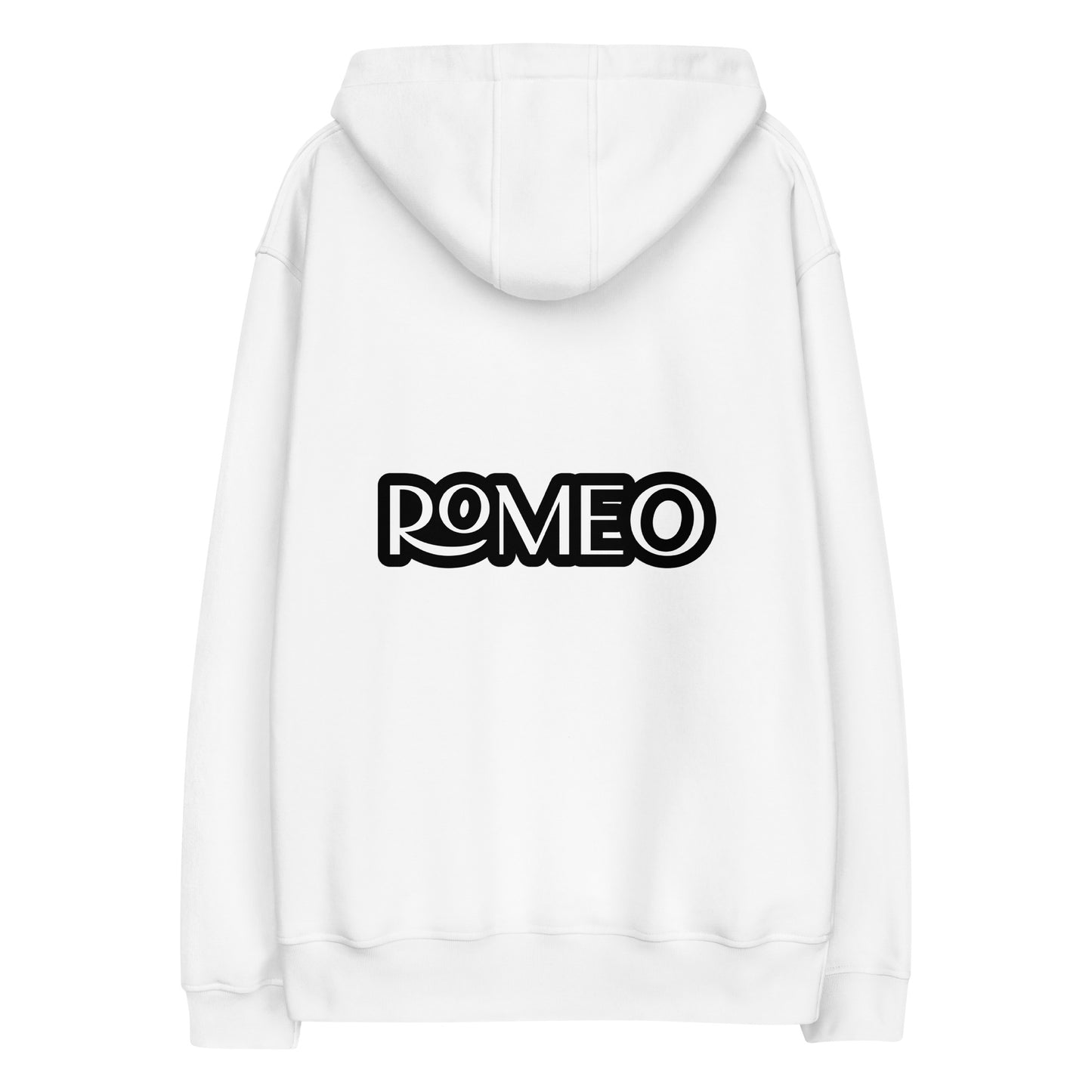 ROMEO WORD ON BACK OF Premium eco hoodie