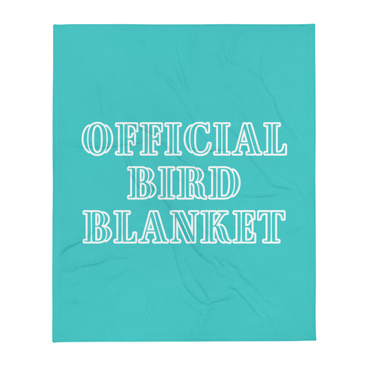 OFFICIAL BIRD BLANKET---TIFFANY THROW