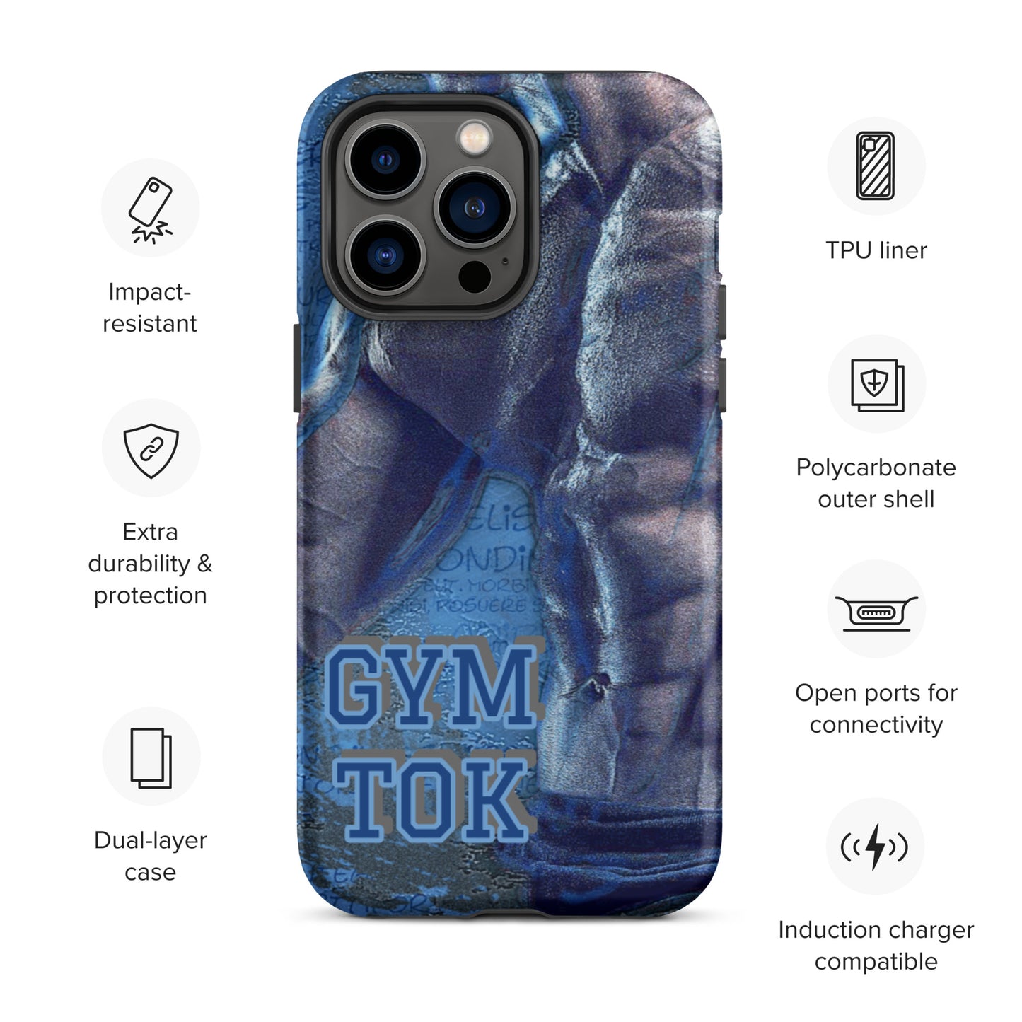 GYMTOK----Tough iPhone case