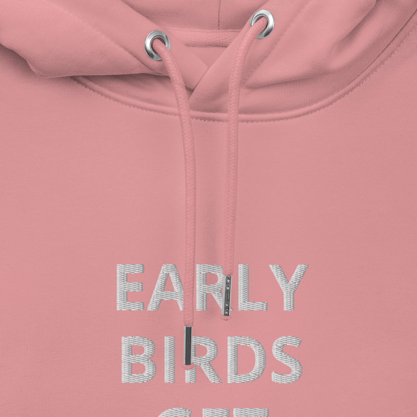 EARLY BIRDS GET THE WORMS-Unisex essential eco hoodie