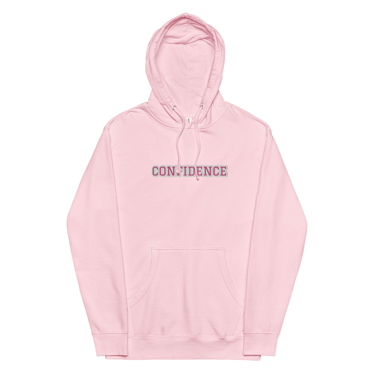 CONFIDENCE -PINK Unisex midweight hoodie