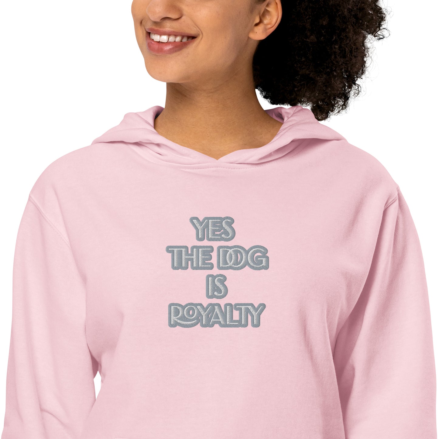 YES THE DOG IS ROYALTY Unisex midweight hoodie