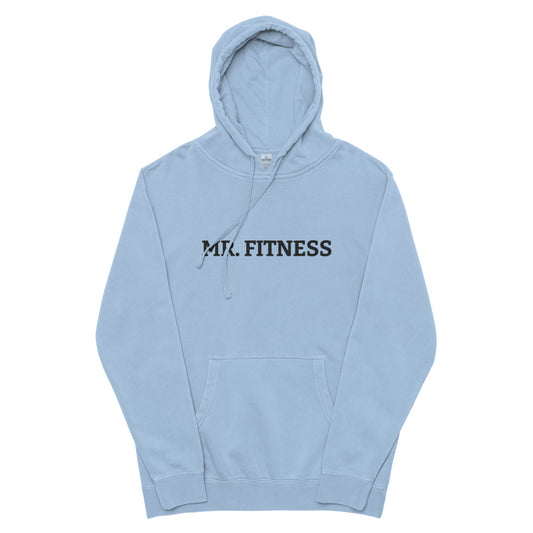 MR. FITNESS BLUE Unisex pigment dyed hoodie