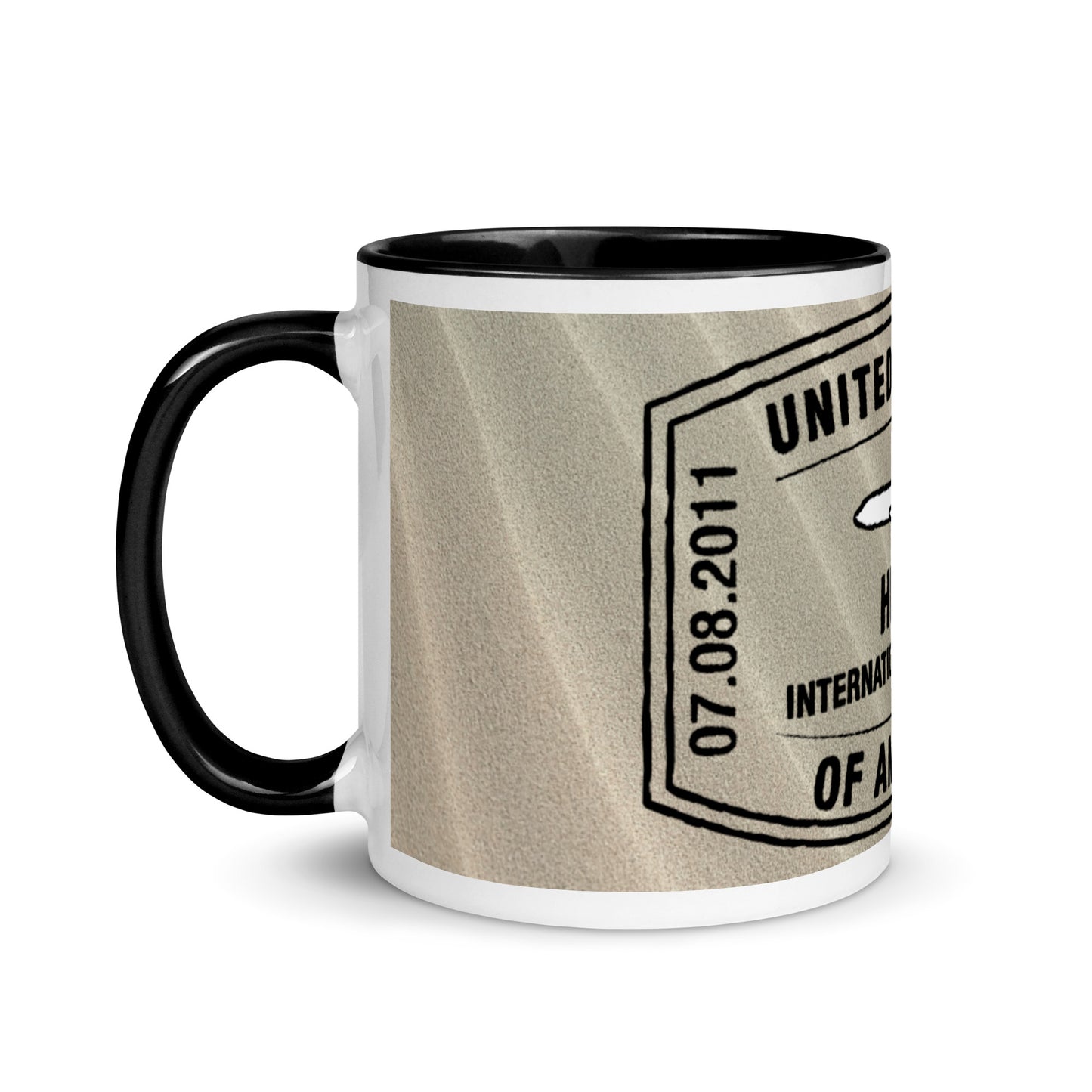 HILO HAWAII Mug with BLACK Color Inside