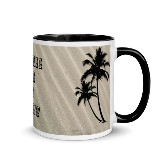 HAWAII HAS MY HEART Mug with BLACK  Color Inside