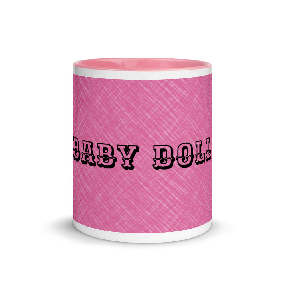 BABY DOLL PINK INSIDE AND OUTSIDE Mug with PINK  Color Inside
