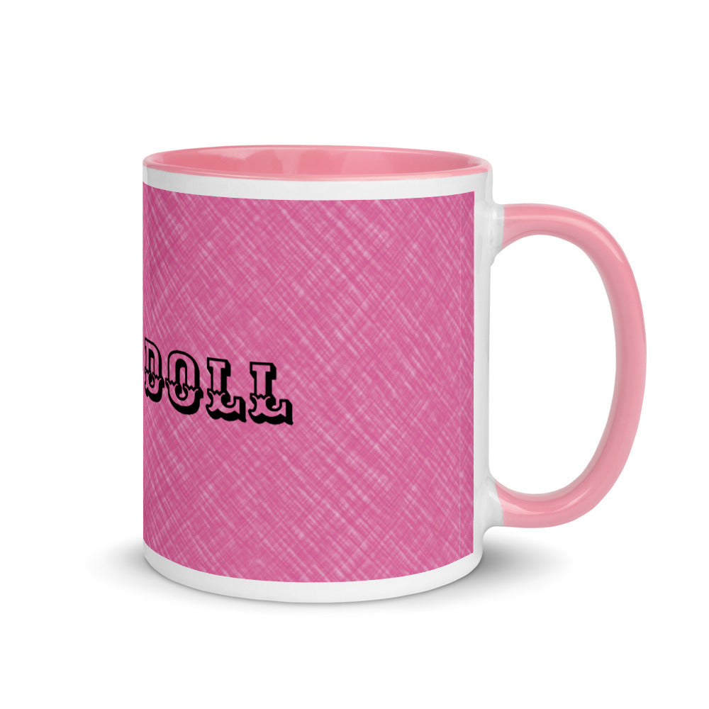 BABY DOLL PINK INSIDE AND OUTSIDE Mug with PINK  Color Inside