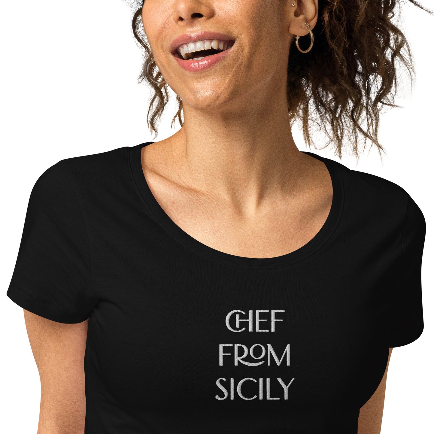 CHEF FROM SICILY Women’s basic organic t-shirt