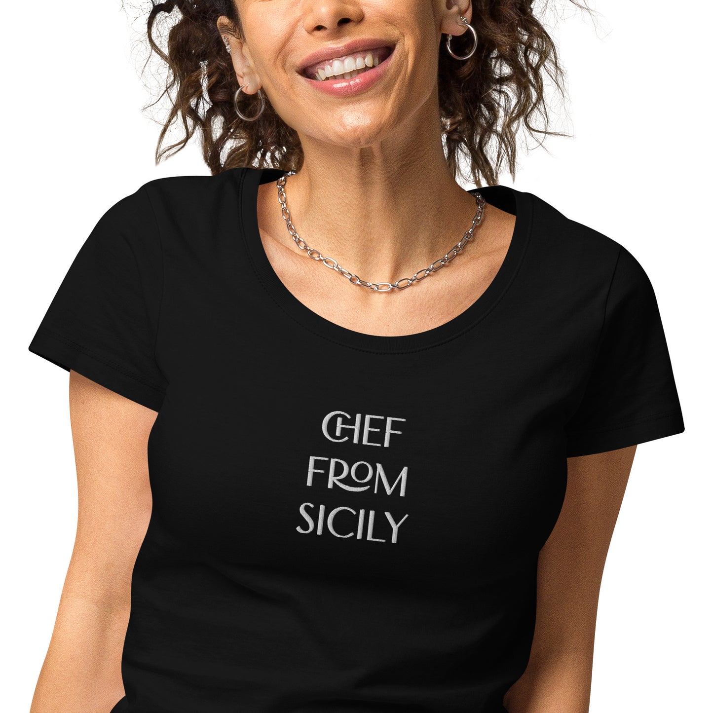 CHEF FROM SICILY Women’s basic organic t-shirt