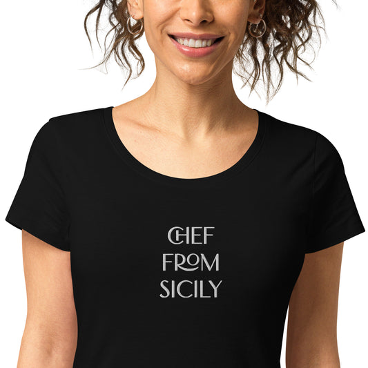 CHEF FROM SICILY Women’s basic organic t-shirt