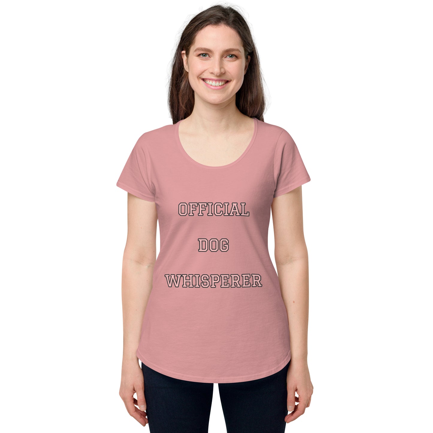 OFFICIAL DOG WHISPERER-Women’s round neck tee-AUSTRALIA-NEWZEALAND ONLY